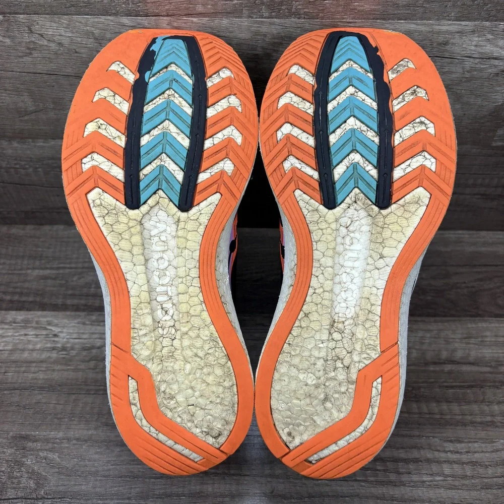 Saucony Endorphin Pro Black Orange Womens US Size 10 S10598-25 Running Shoes